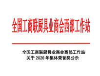 熱烈祝賀深夜福利影院榮獲全國工商聯廚具協會技術創新獎