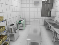 學校食堂深夜网站免费观看設備廠家教你設計粗加工間