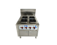 新款燃氣四頭煲仔爐